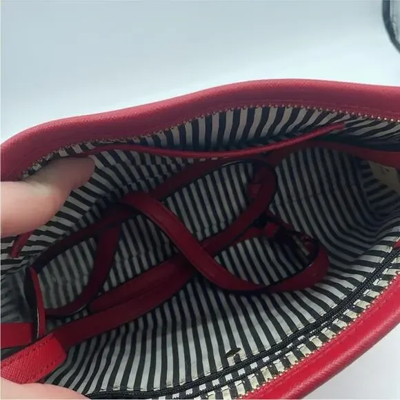 Kate Spade Red Crossbody Bag with Gold Hardware - Picture 4 of 5